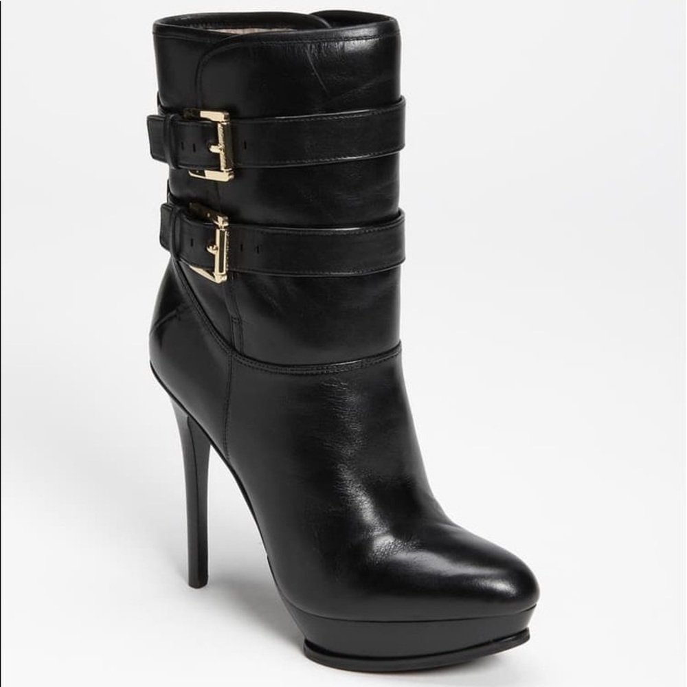 Michael Kors Mae Buckle boot in black